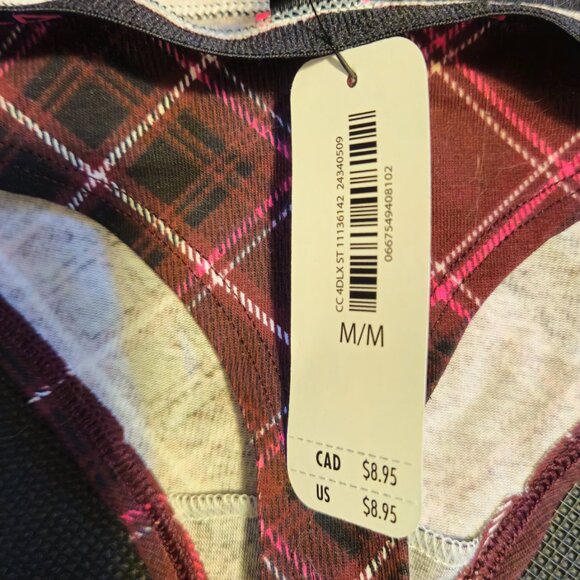 La Senza - Remix Red Plaid Bra and Panty Set - Picture 2 of 4